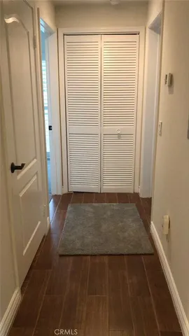 a view of front door