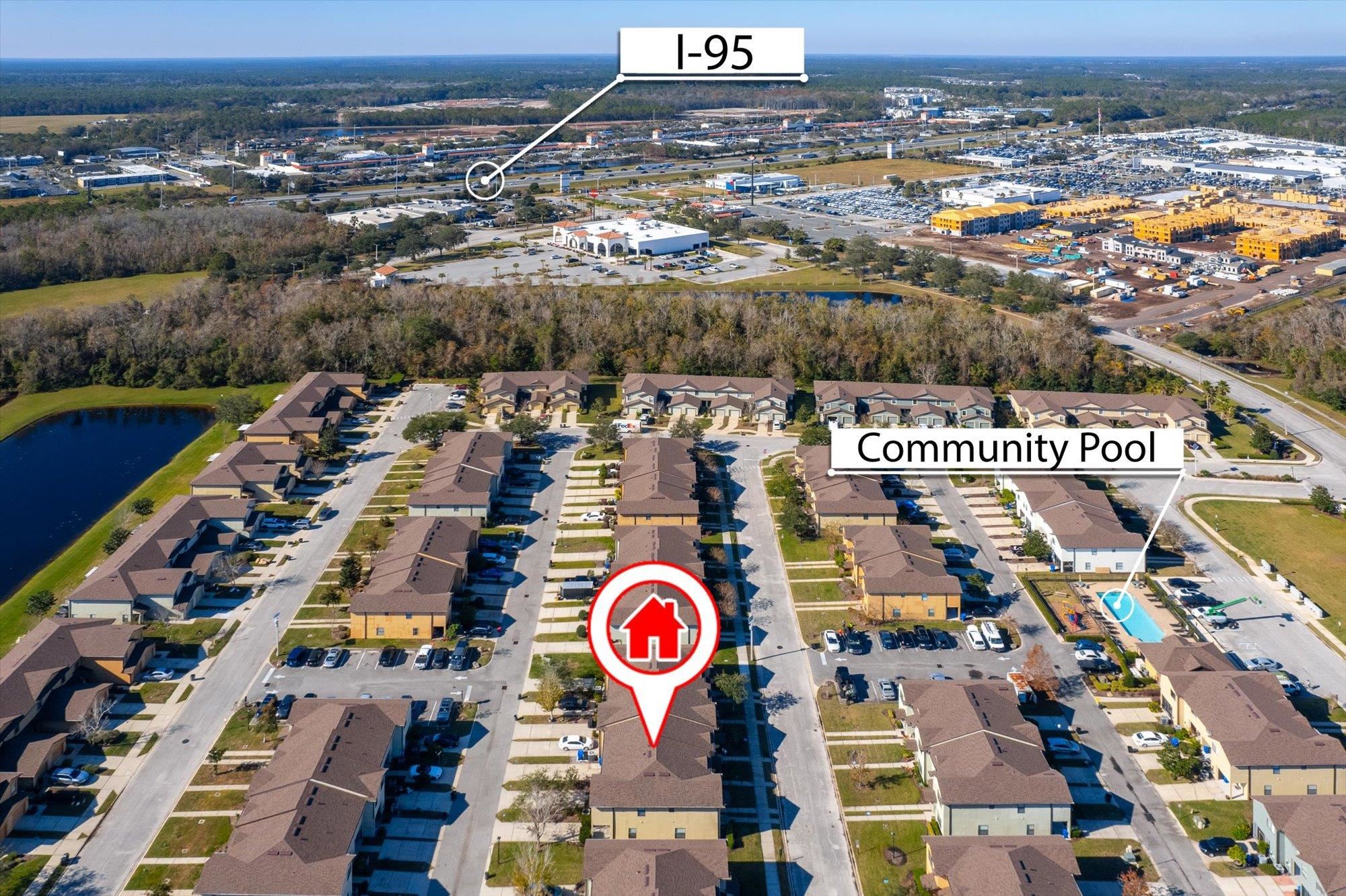 653 Drake Bay Terrace St. Augustine, FL 32084 - Photo 30 of 32 an aerial view of residential houses with outdoor space