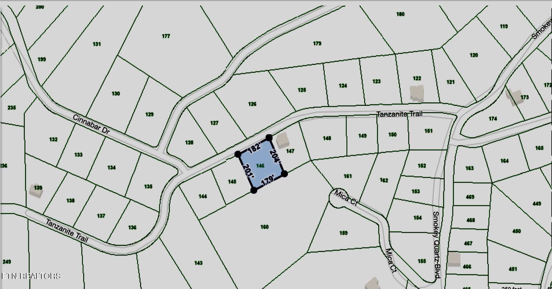 Lot 146 Tanzanite Trail New Tazewell, TN 37825 - Photo 26 of 26 Map