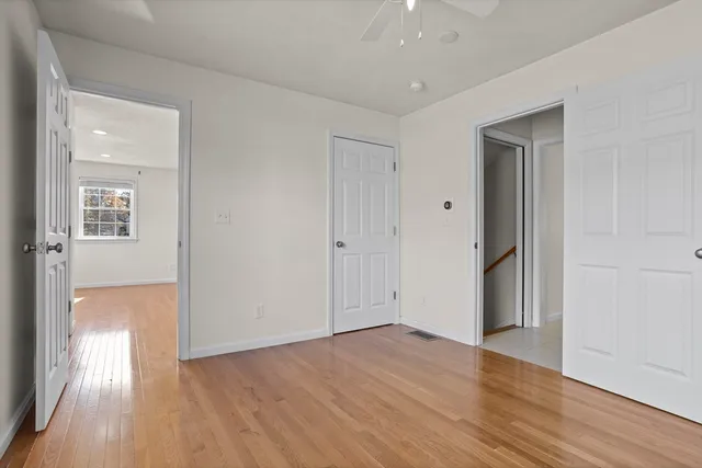 wooden floor in an empty room