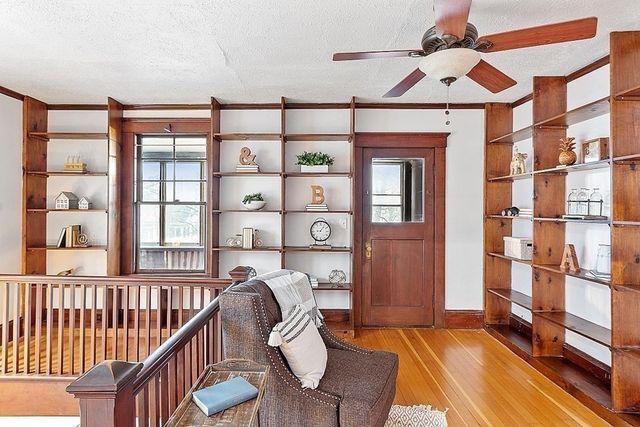 a balcony view with furniture and a window