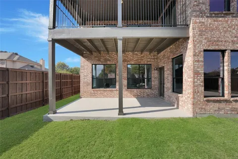 a view of a backyard with a garden
