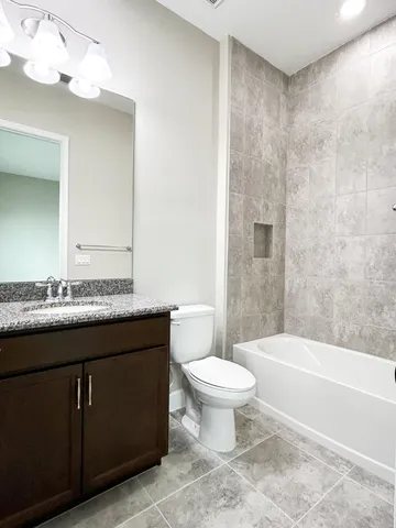 an empty room with a natural light