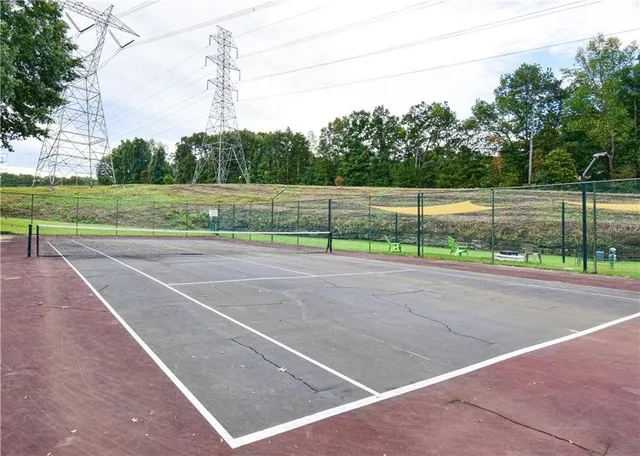a view of a tennis court