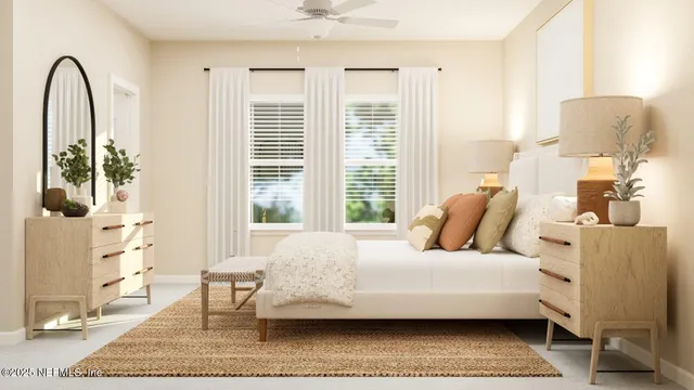 a view of hall way with furniture and toys