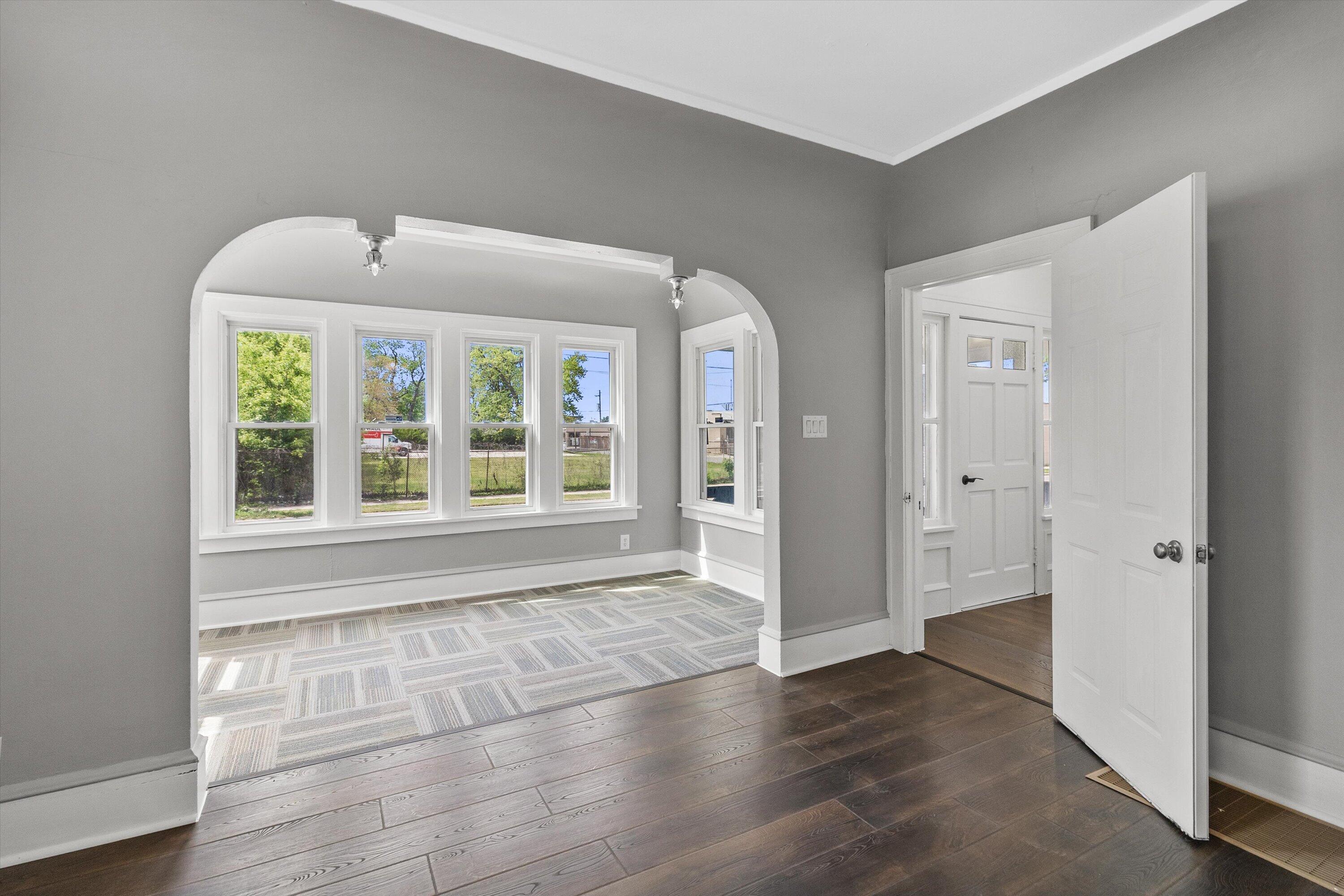 1342 St Patrick Street Racine, WI 53404 - Photo 7 of 40 Front Entryway to Living Room/Sunroom
