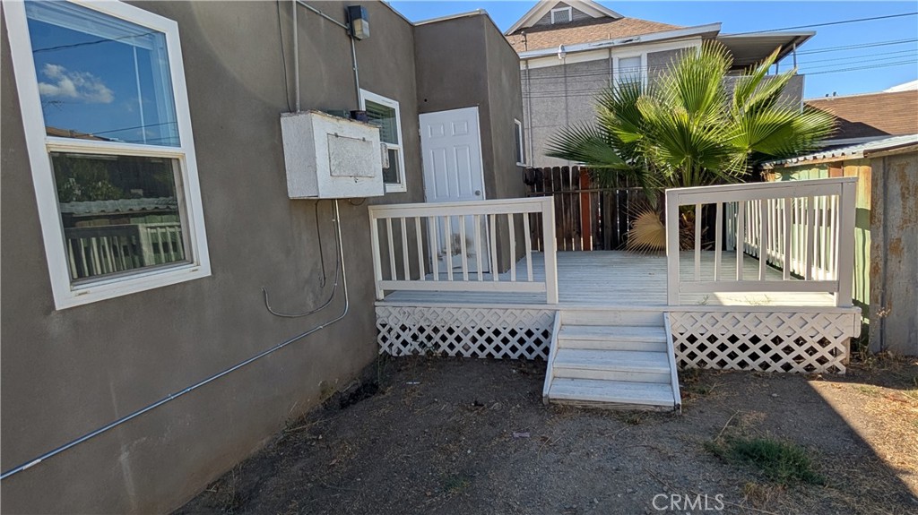 3445 4th Street Riverside, CA 92501 - Photo 17 of 20 a view of entryway with a wooden fence