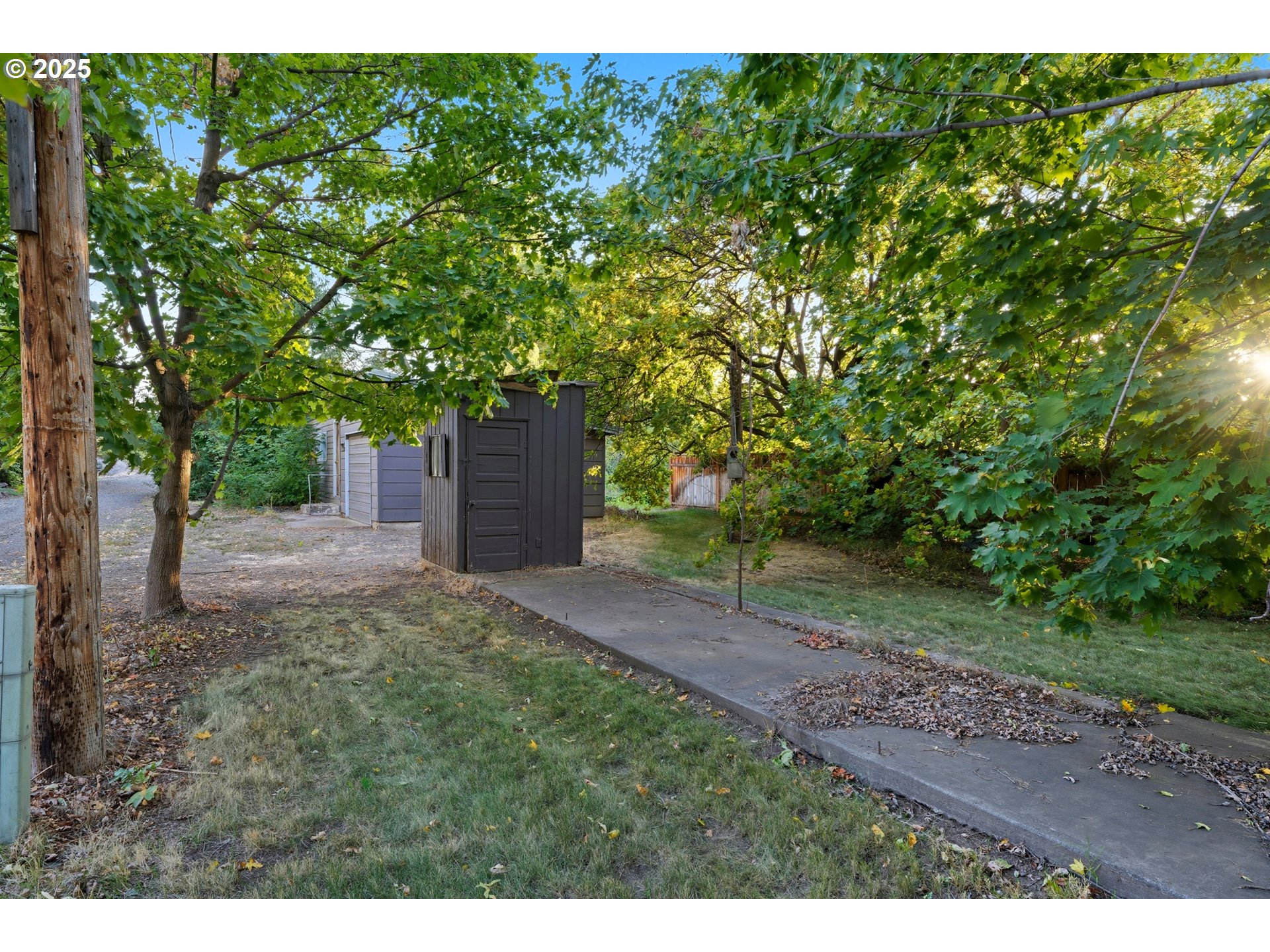327 Powell Road Milton Freewater, OR 97862 - Photo 41 of 48 a backyard of a house with lots of green space