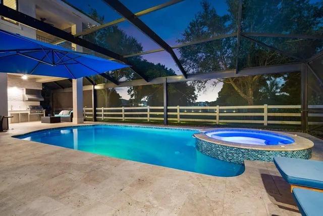 a view of an outdoor space with seating