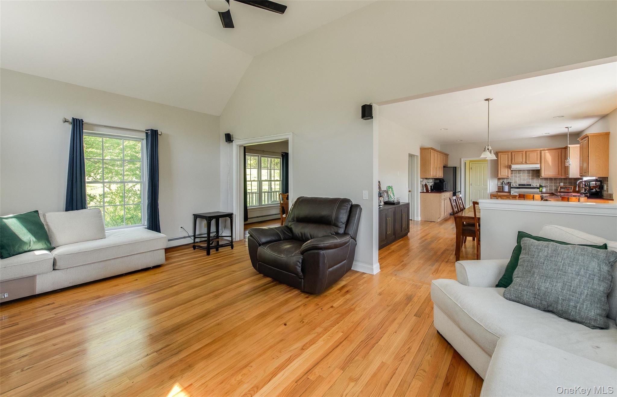 66 Gretna Road Pleasant Valley, NY 12569 - Photo 12 of 37 a living room with furniture and a wooden floor