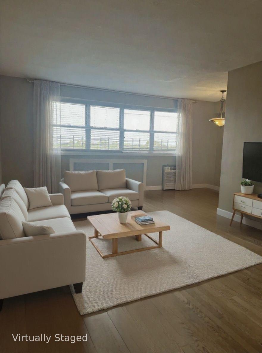 88-29 155th Avenue, Unit 6D Queens, NY 11414 - Photo 15 of 16 a living room with furniture and a flat screen tv