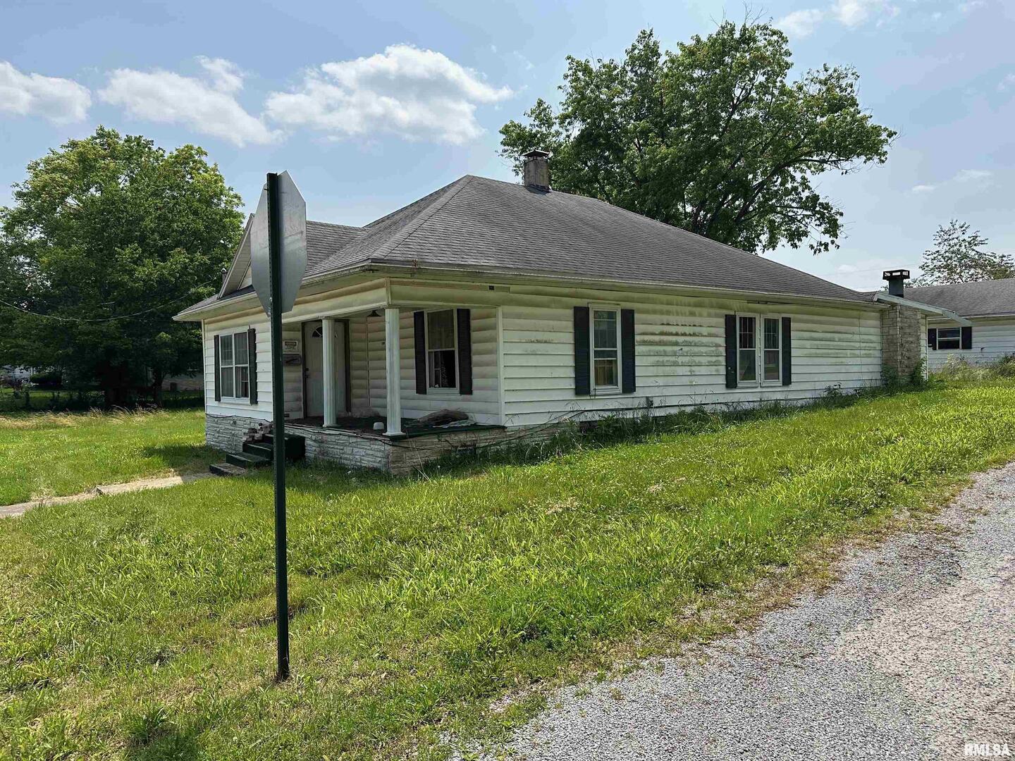301 North Chestnut Street Christopher, IL 62822 - Photo 13 of 14 a view of a house with backyard