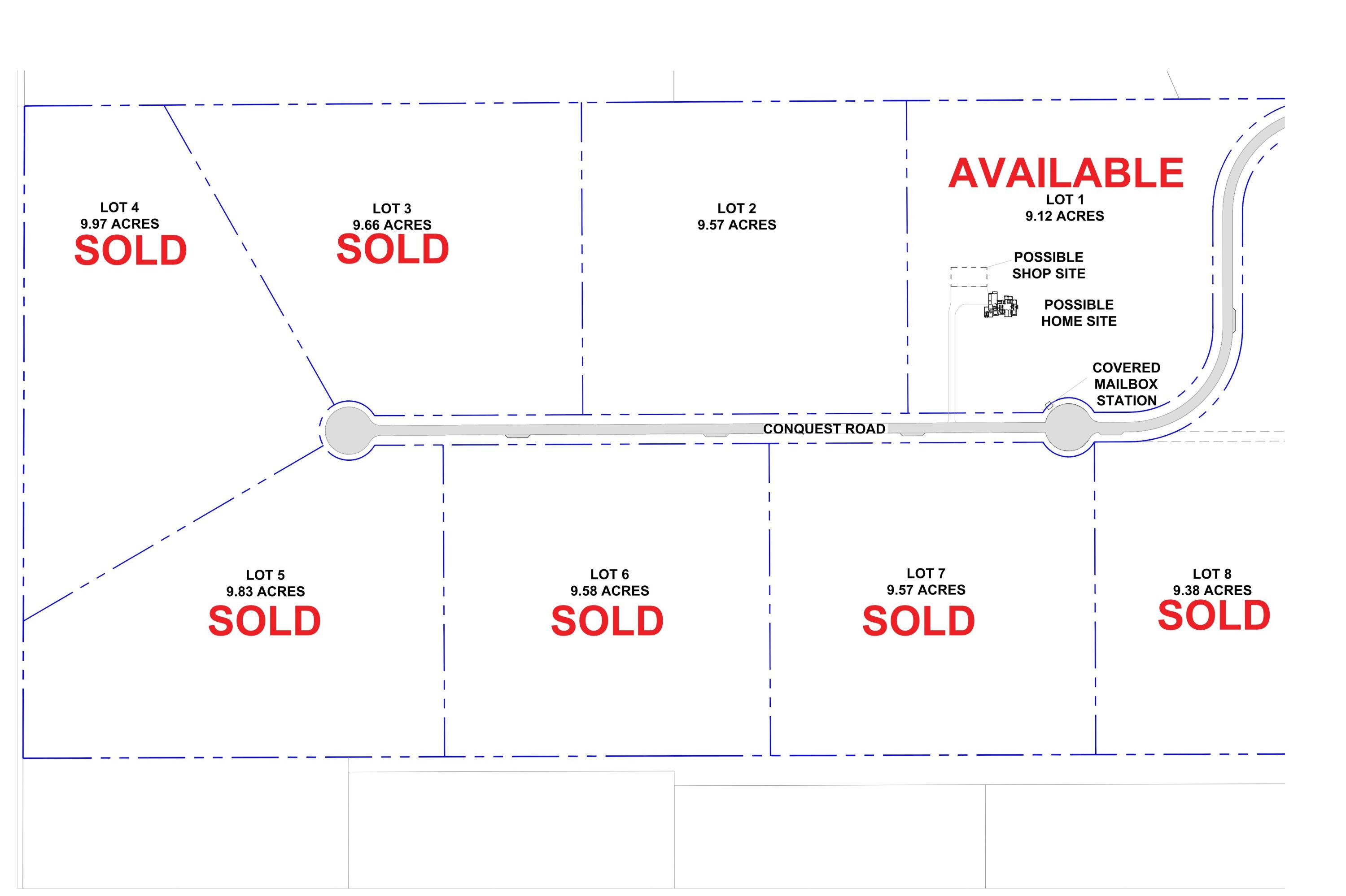63334 Conquest Rd Bend Bend, OR 97701 - Photo 5 of 6 LOT 1 Marketing Site Plan Concept