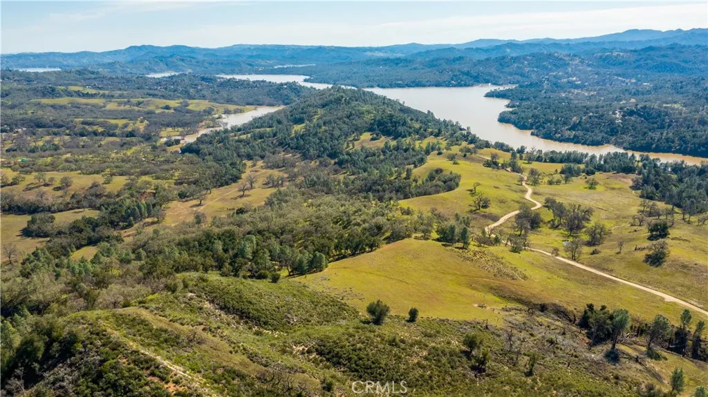 a view of lake and mountain