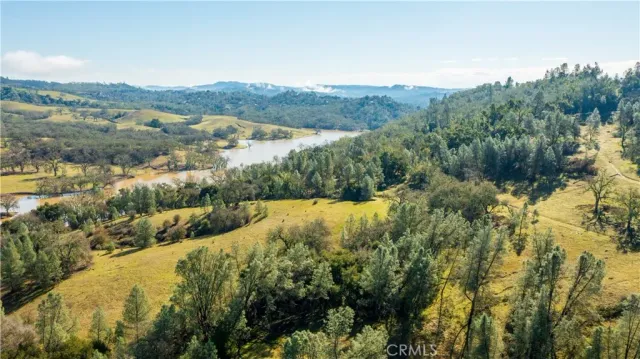 a view of a city with mountains in the background