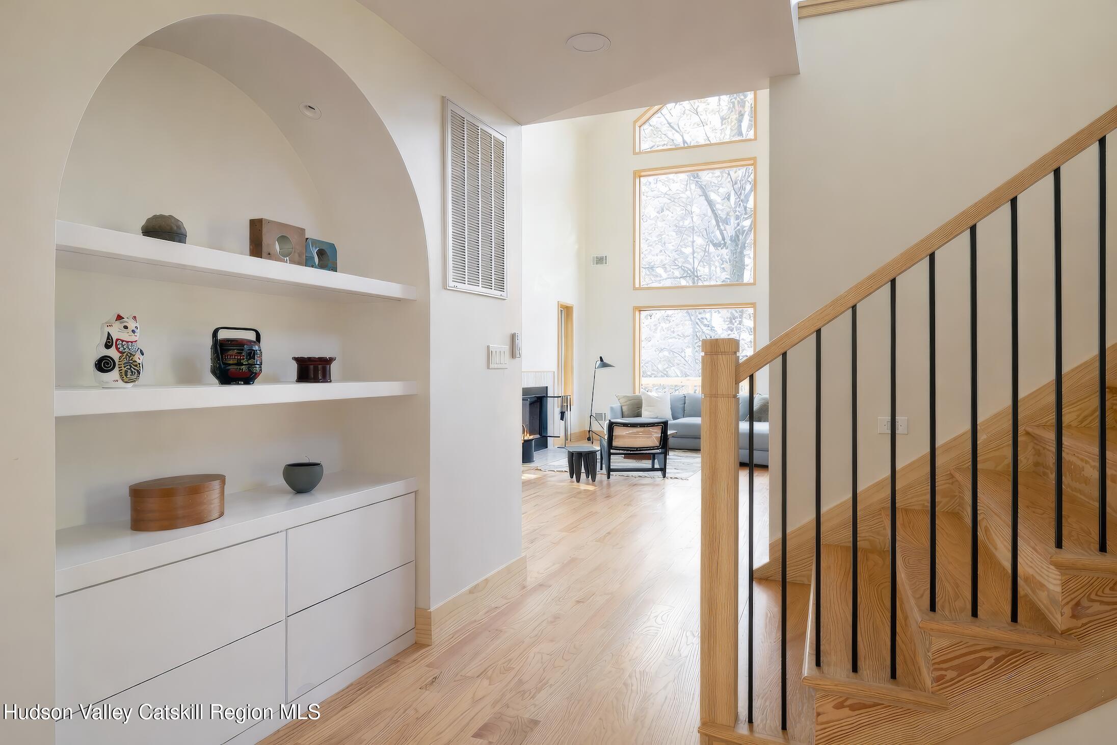 130 Abromowitz Road Wawarsing, NY 12428 - Photo 13 of 27 a view of kitchen with furniture and wooden floor