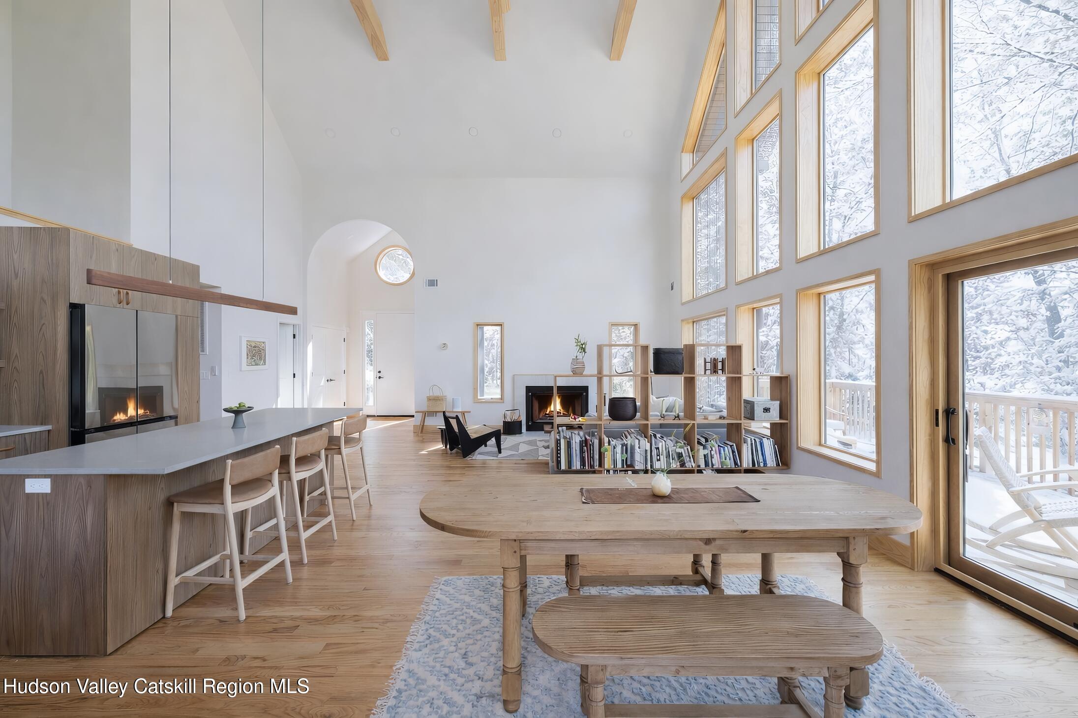 130 Abromowitz Road Wawarsing, NY 12428 - Photo 7 of 27 a view of a dining room with furniture window and outside view