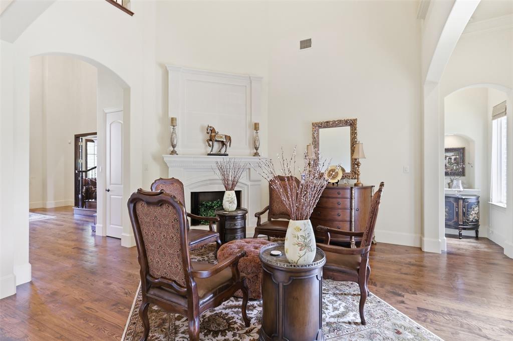 1861 Sunset Court Allen, TX 75013 - Photo 5 of 40 Formal living with fireplace