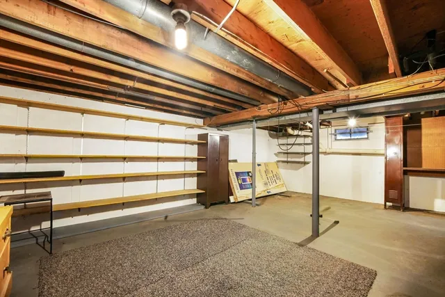 a view of storage and utility room