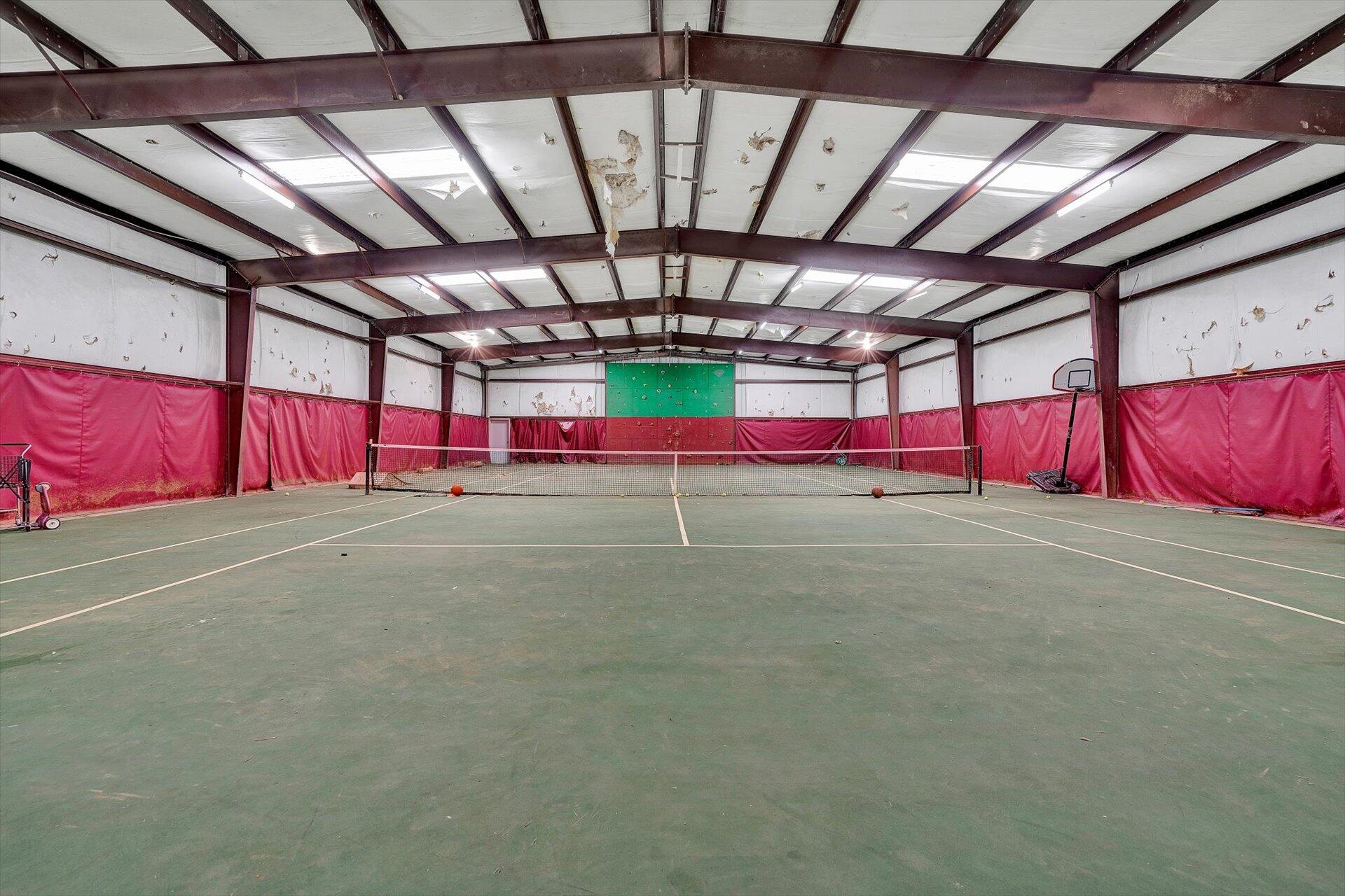 2446 Deer Run Road Ferrum, VA 24088 - Photo 77 of 146 Indoor Tennis or Pickle Ball Court