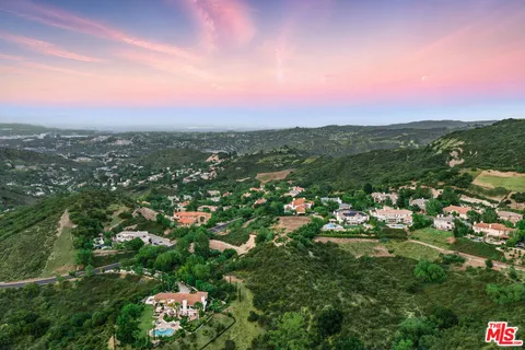 a city view with lake