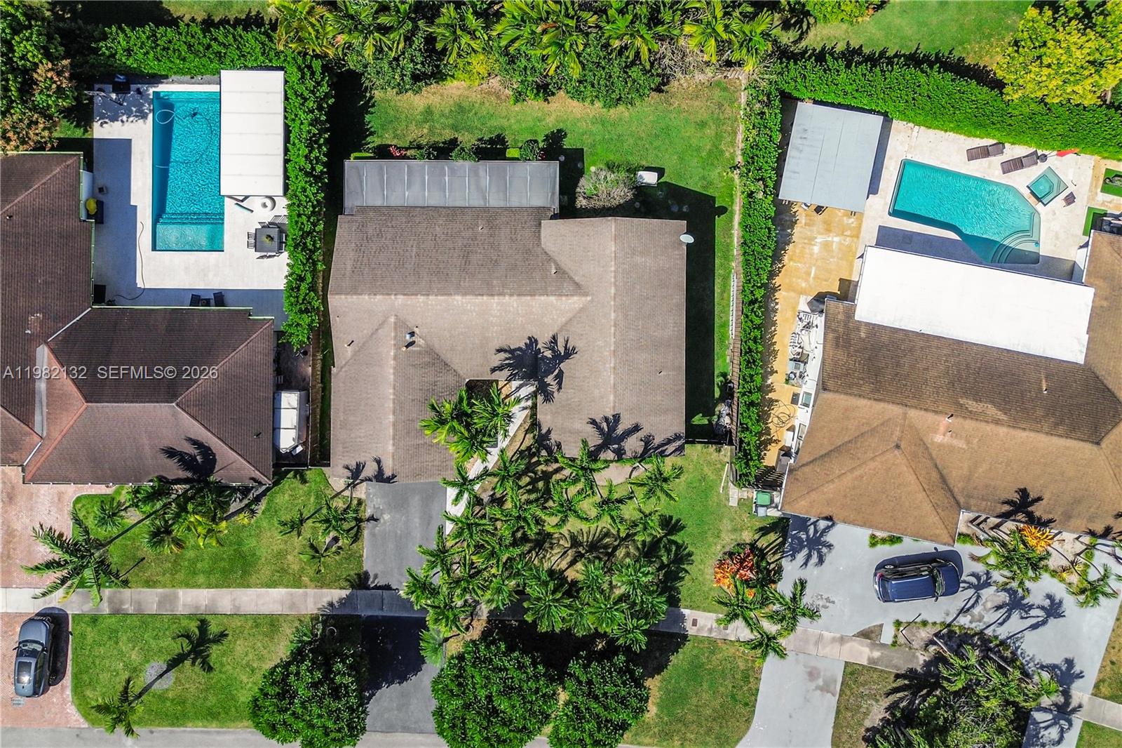 11541 Southwest 100th Street Miami, FL 33176 - Photo 51 of 51 an aerial view of a house with outdoor space