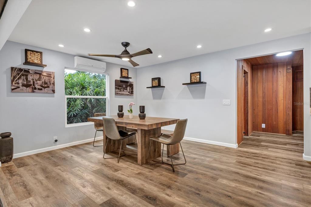 2308 Shadow Oaks Road Sarasota, FL 34240 - Photo 13 of 84 a view of a dining room with furniture window and outside view