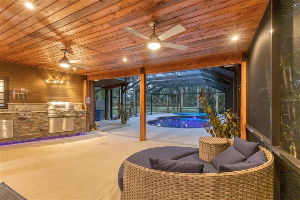2308 Shadow Oaks Road Sarasota, FL 34240 - Photo 74 of 84 a view of house with swimming pool and outdoor seating