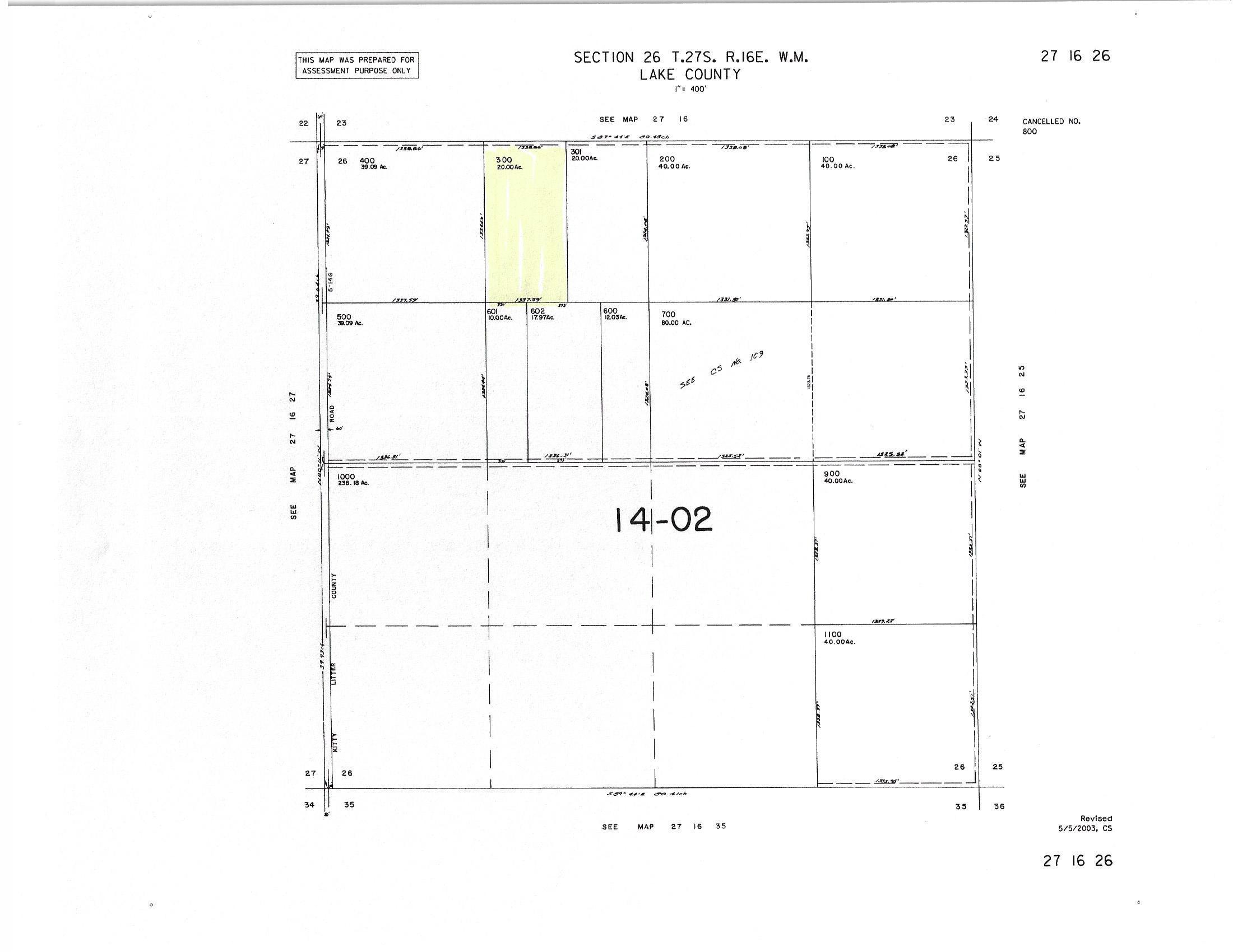 Lot 300 Rockinghorse Lane Christmas Valley, OR 97641 - Photo 7 of 7 assessor map
