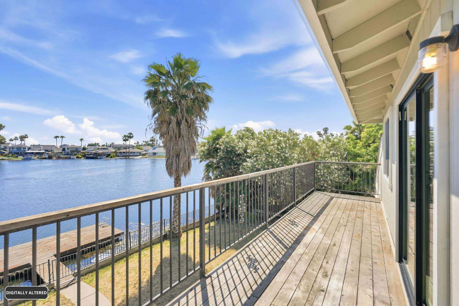 5501 Riverlake Road Discovery Bay, CA 94505 - Photo 31 of 60 a view of balcony with wooden floor and outdoor space