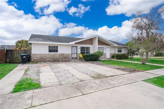 a view of outdoor space yard and front view of a house