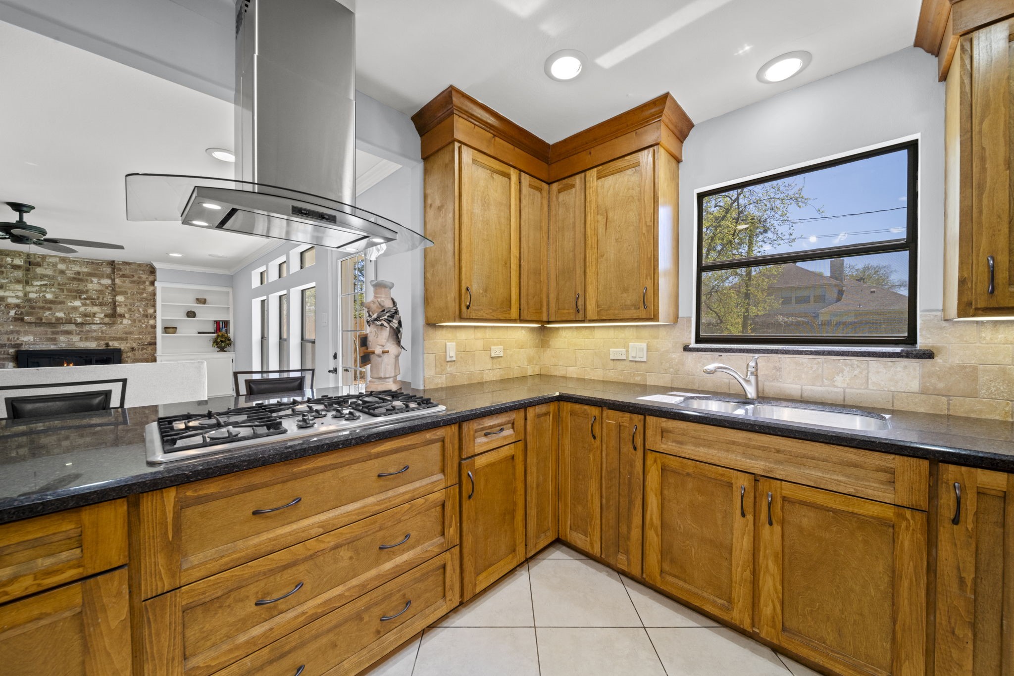 6315 Allentown Drive Spring, TX 77389 - Photo 20 of 46 a kitchen with stainless steel appliances granite countertop a sink and cabinets
