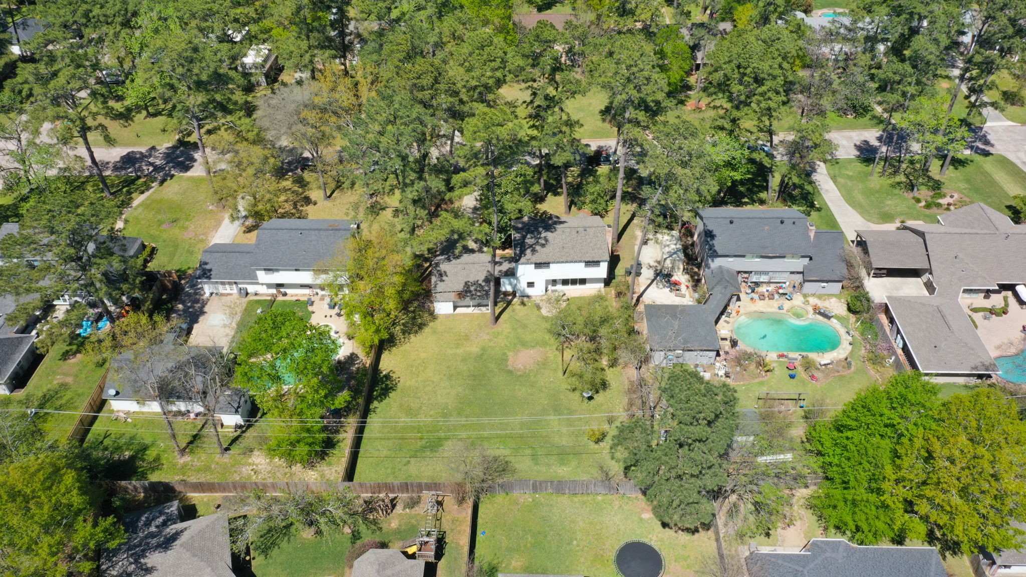 6315 Allentown Drive Spring, TX 77389 - Photo 44 of 46 an aerial view of residential house with outdoor space