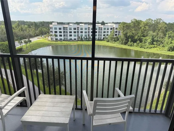 a view of outdoor space with seating area
