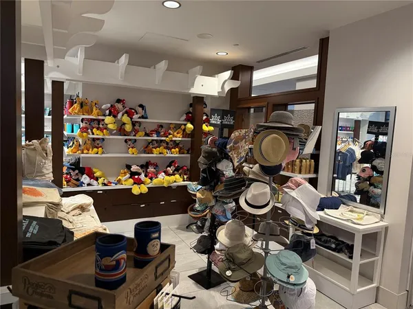 a close view of walk in closet