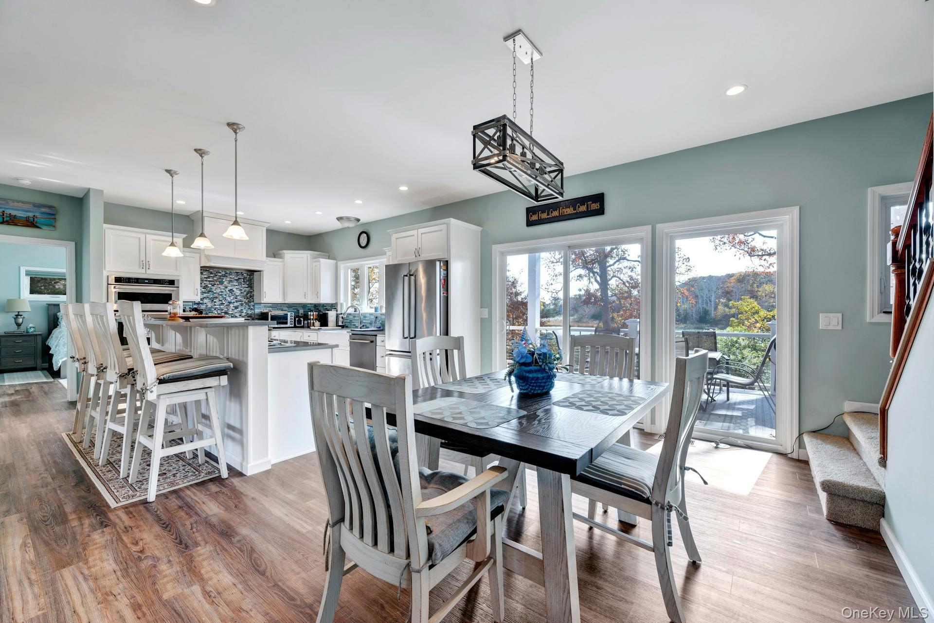 2280 Deep Hole Drive Mattituck, NY 11952 - Photo 15 of 45 Casual yet refined dining area with direct sight lines to the water