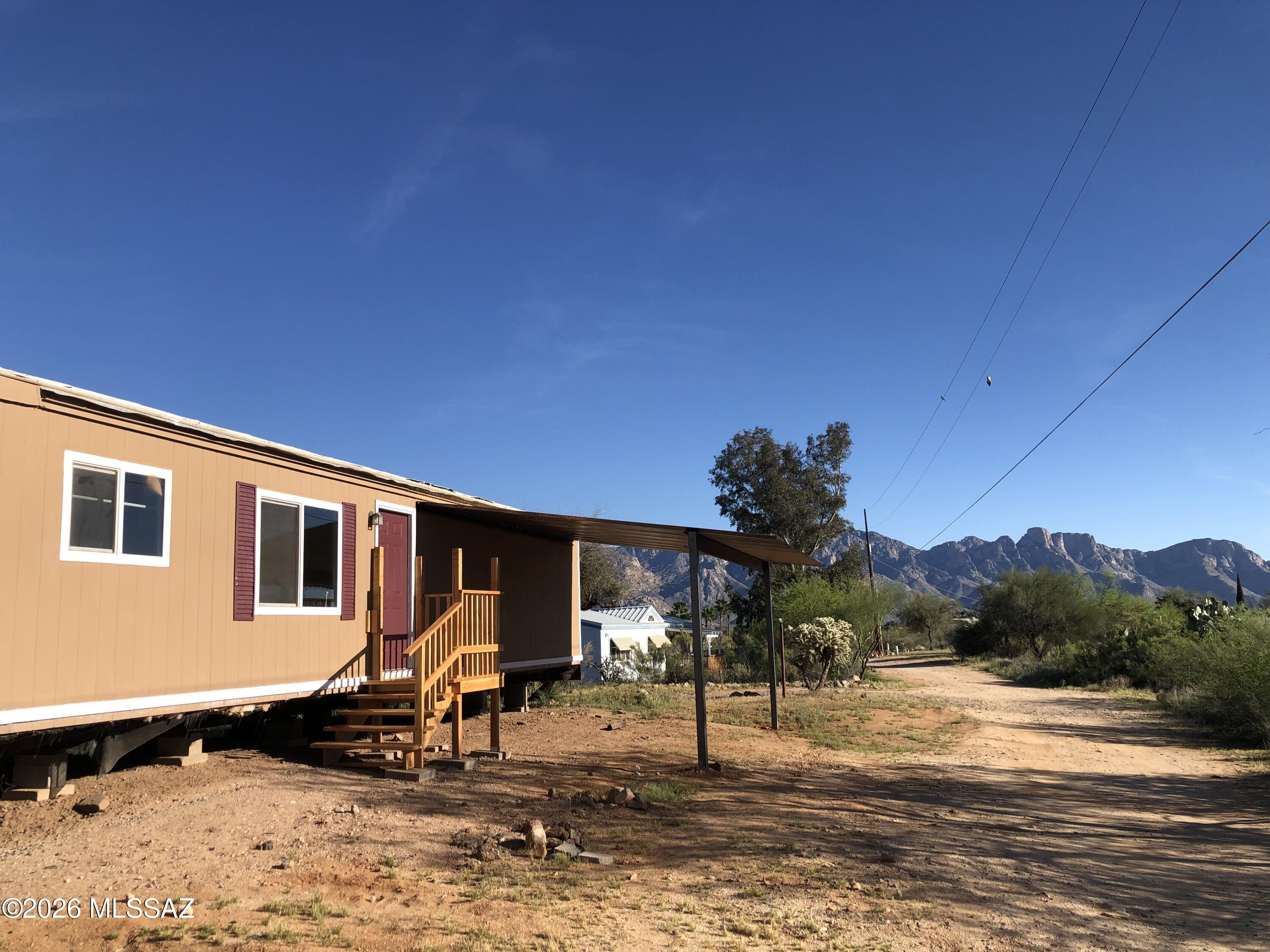15445 North Oracle Road Tucson, AZ 85739 - Photo 2 of 3 Single wide with Carport