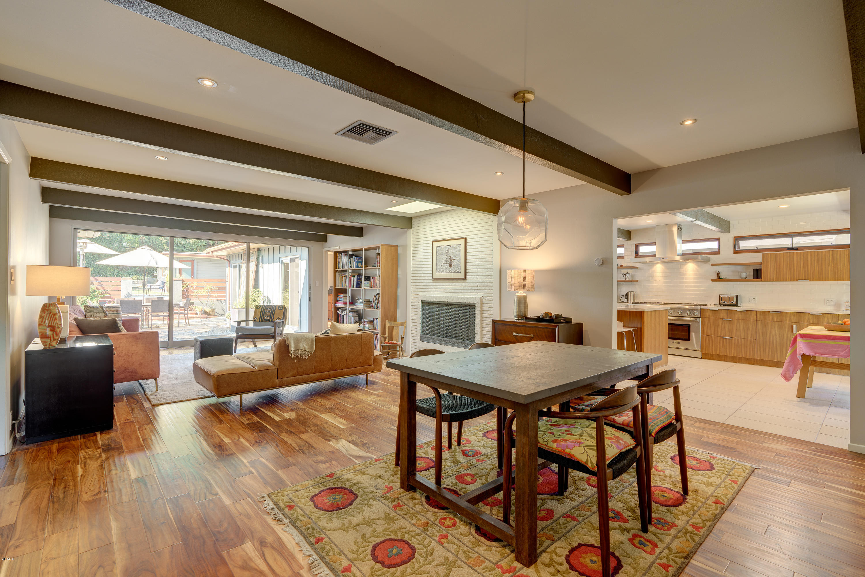 1025 Nithsdale Road Pasadena, CA 91105 - Photo 6 of 34 a view of a dining room with furniture window and wooden floor