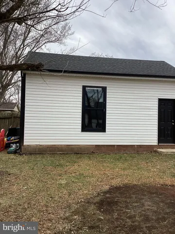 a backyard of a house