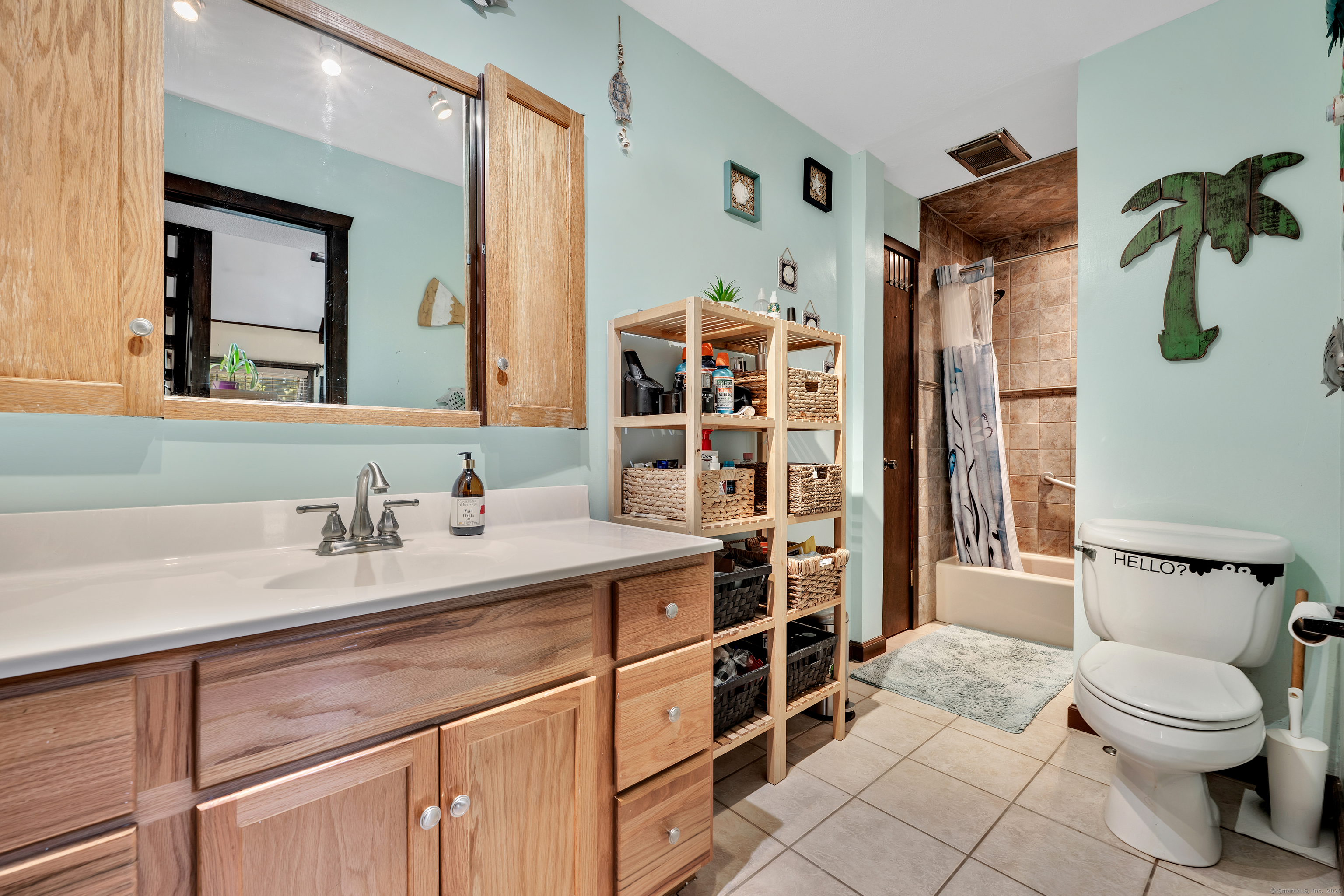 21 Long Meadow Road Bethlehem, CT 06751 - Photo 31 of 32 a bathroom with a sink a toilet and shower