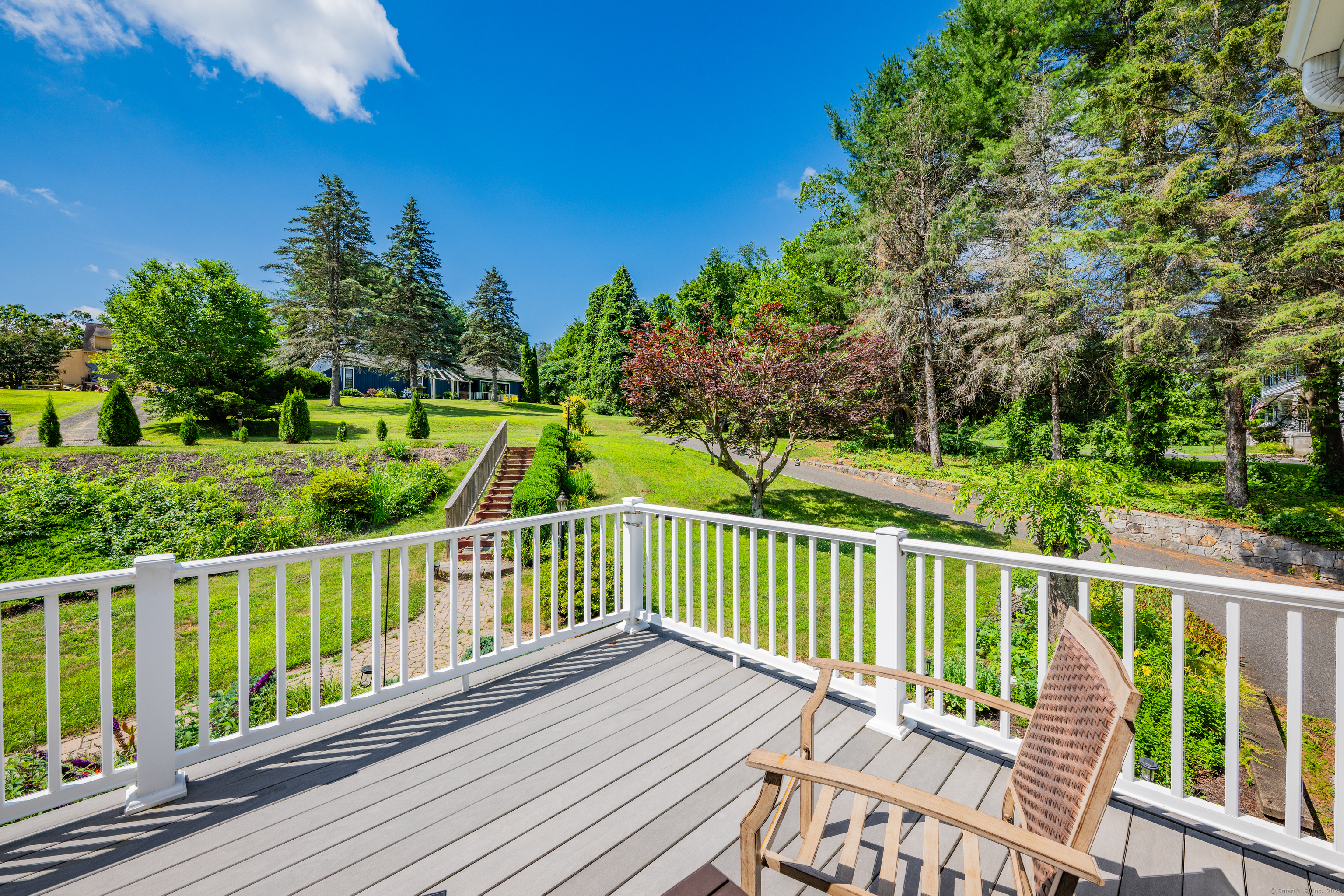 21 Long Meadow Road Bethlehem, CT 06751 - Photo 10 of 32 a view of a wooden roof deck