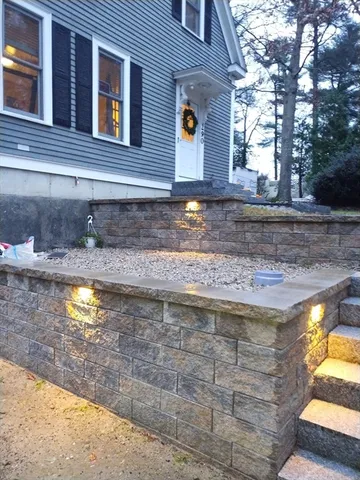 a front view of house