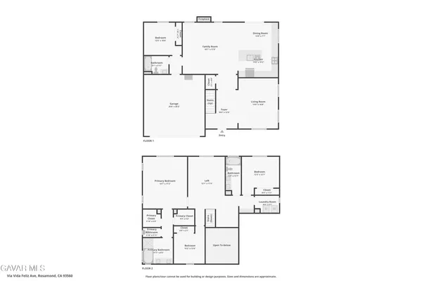 $499,999 | 2016 Via Vida Feliz Avenue, Rosamond, CA 93560