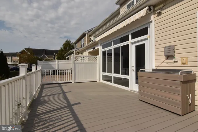 a view of a roof deck