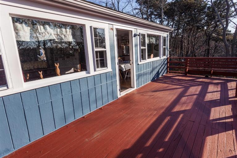 11 Josephs Road Truro, MA 02666 - Photo 17 of 19 a balcony view with a seating space
