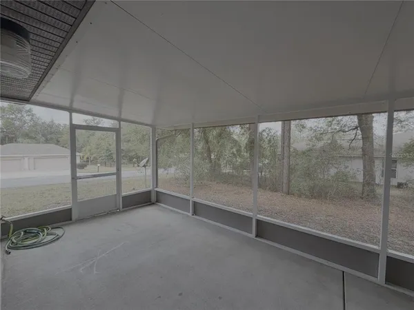 a backyard of a house