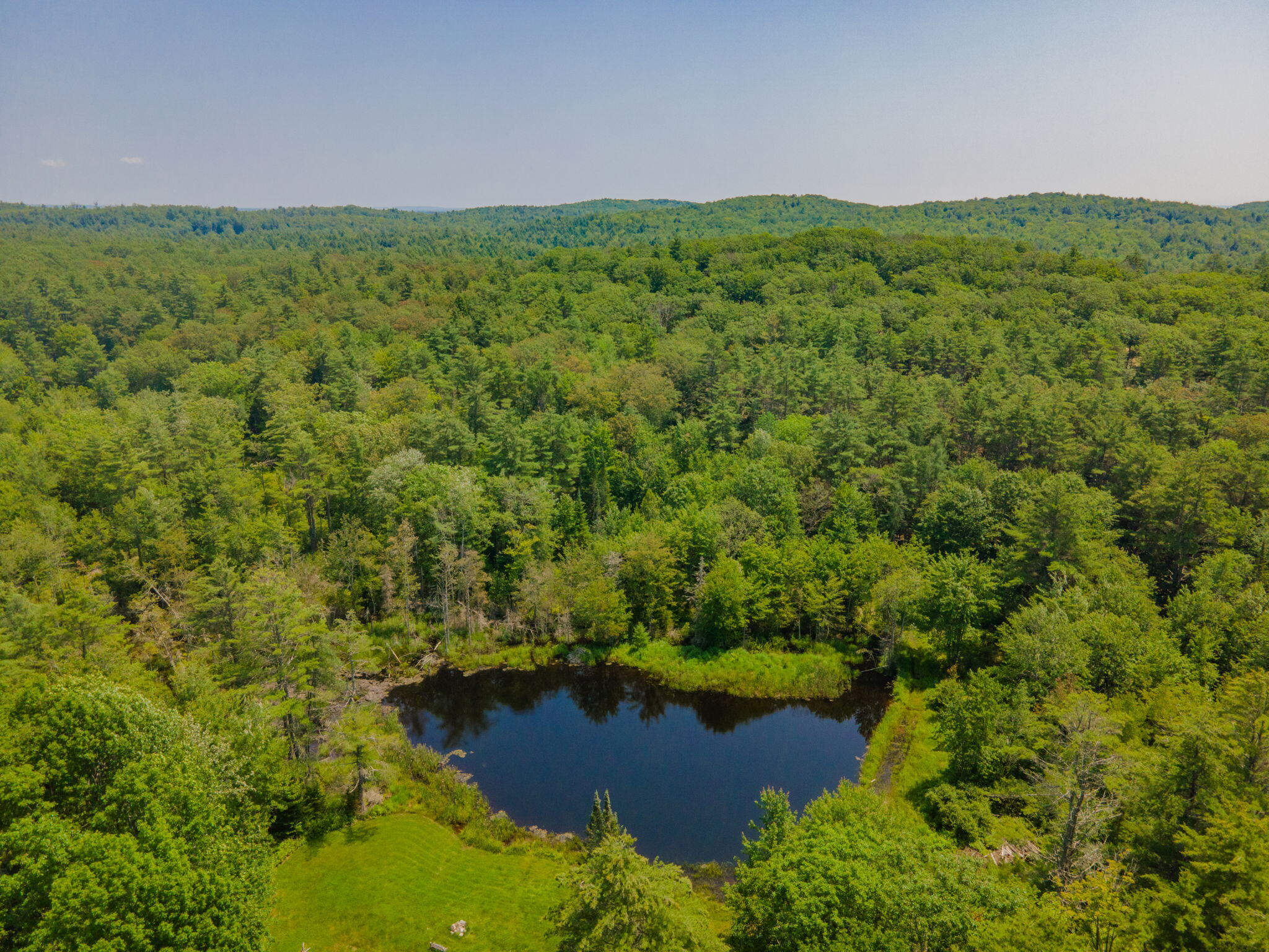 897 Lewis Hill Road Bowdoin, ME 04287 - Photo 63 of 79 Aerial of Pond