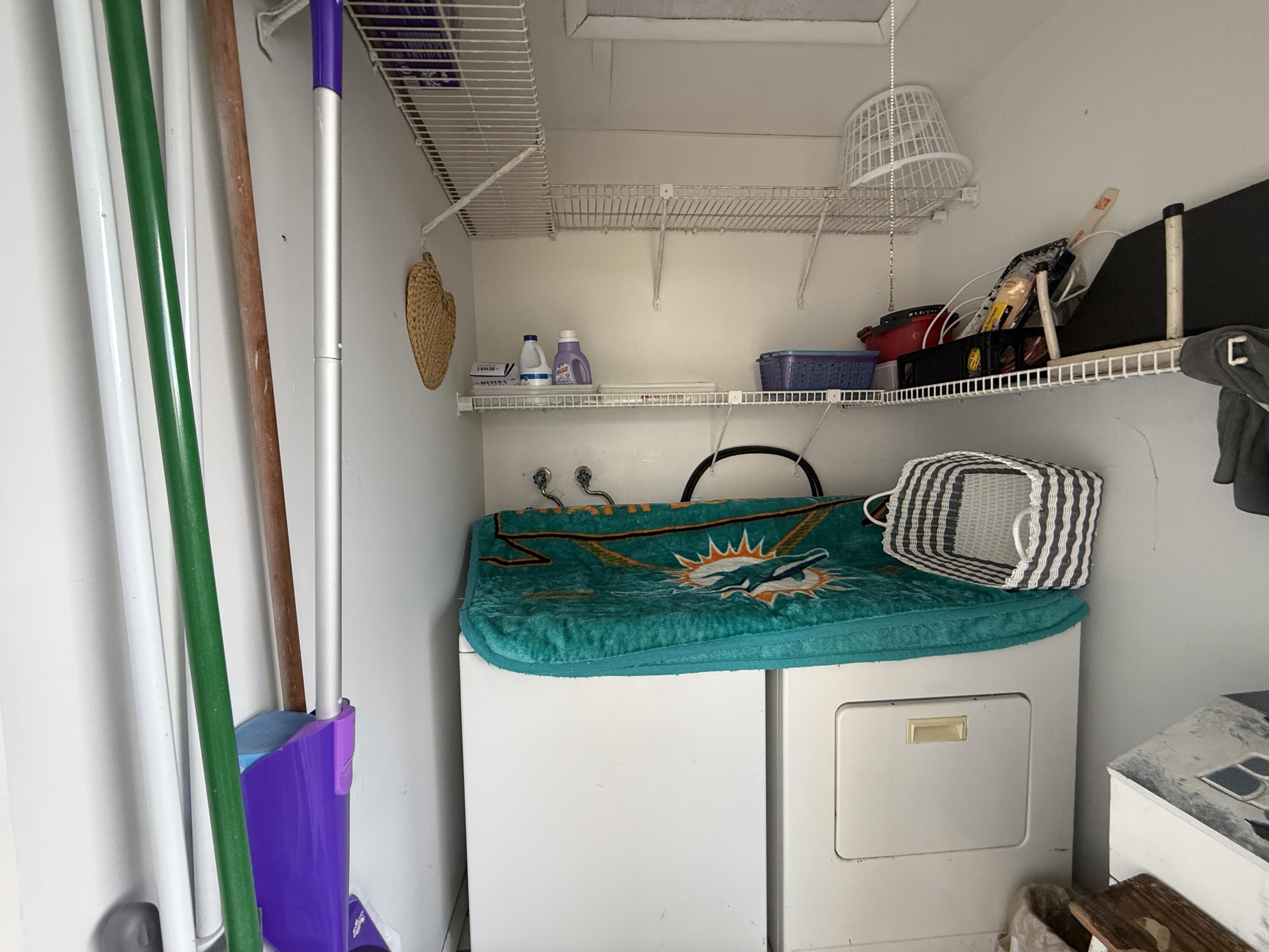 894 Flanders South Delray Beach, FL 33484 - Photo 14 of 16 a utility room with dryer and washer