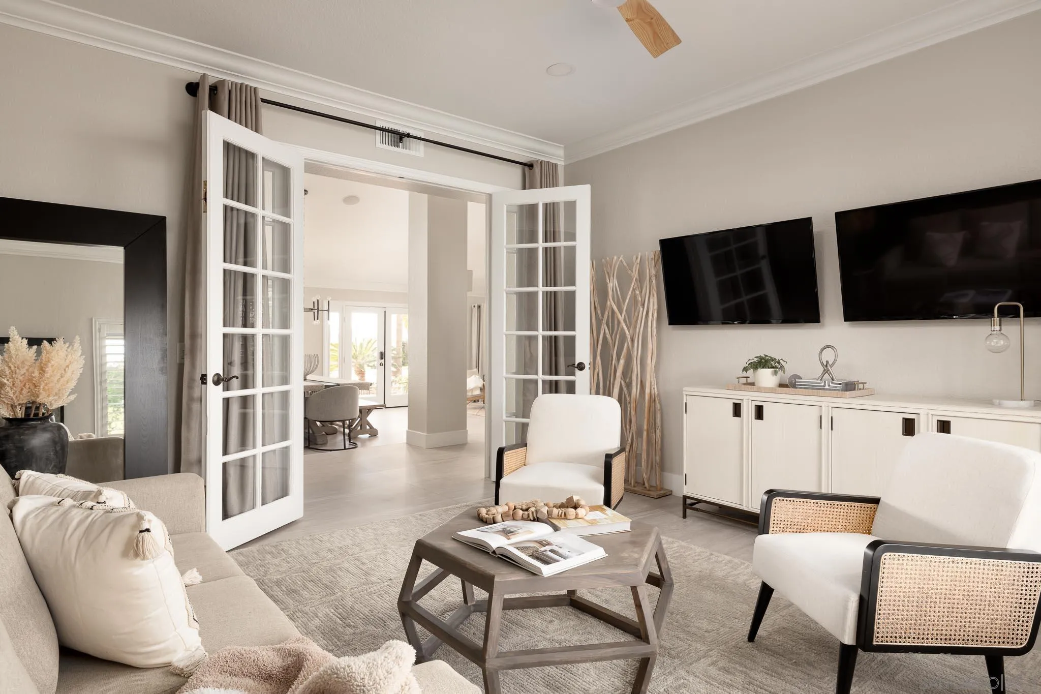 12645 Treehill Place Poway, CA 92064 - Photo 19 of 52 a living room with furniture and a flat screen tv