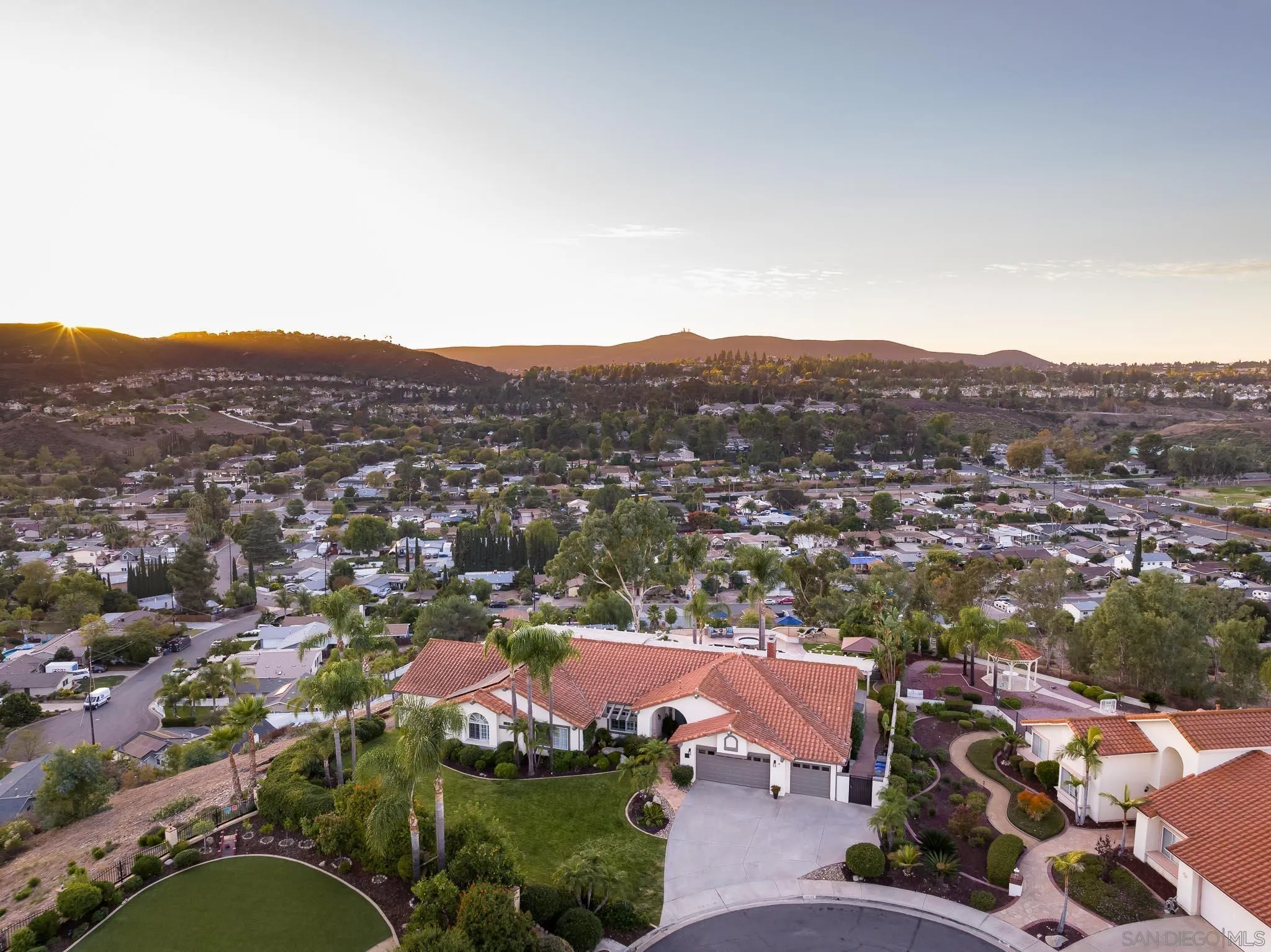 12645 Treehill Place Poway, CA 92064 - Photo 48 of 52 an aerial view of a city